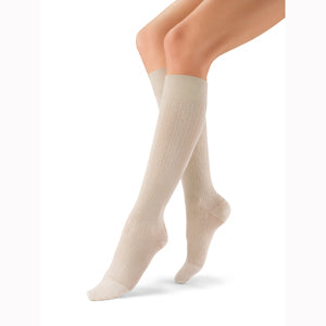 Jobst soSoft Socks KneeHigh 8-15 mmHg White Medium 1/pair